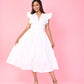 White Poplin Dress