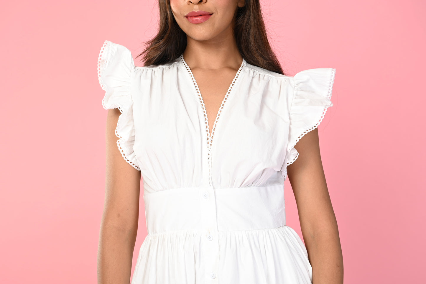 White Poplin Dress