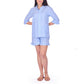 Santorini Pure Linen Frill Co-ord Set