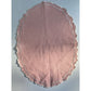 Peach Double Scallop Linen Table Mat